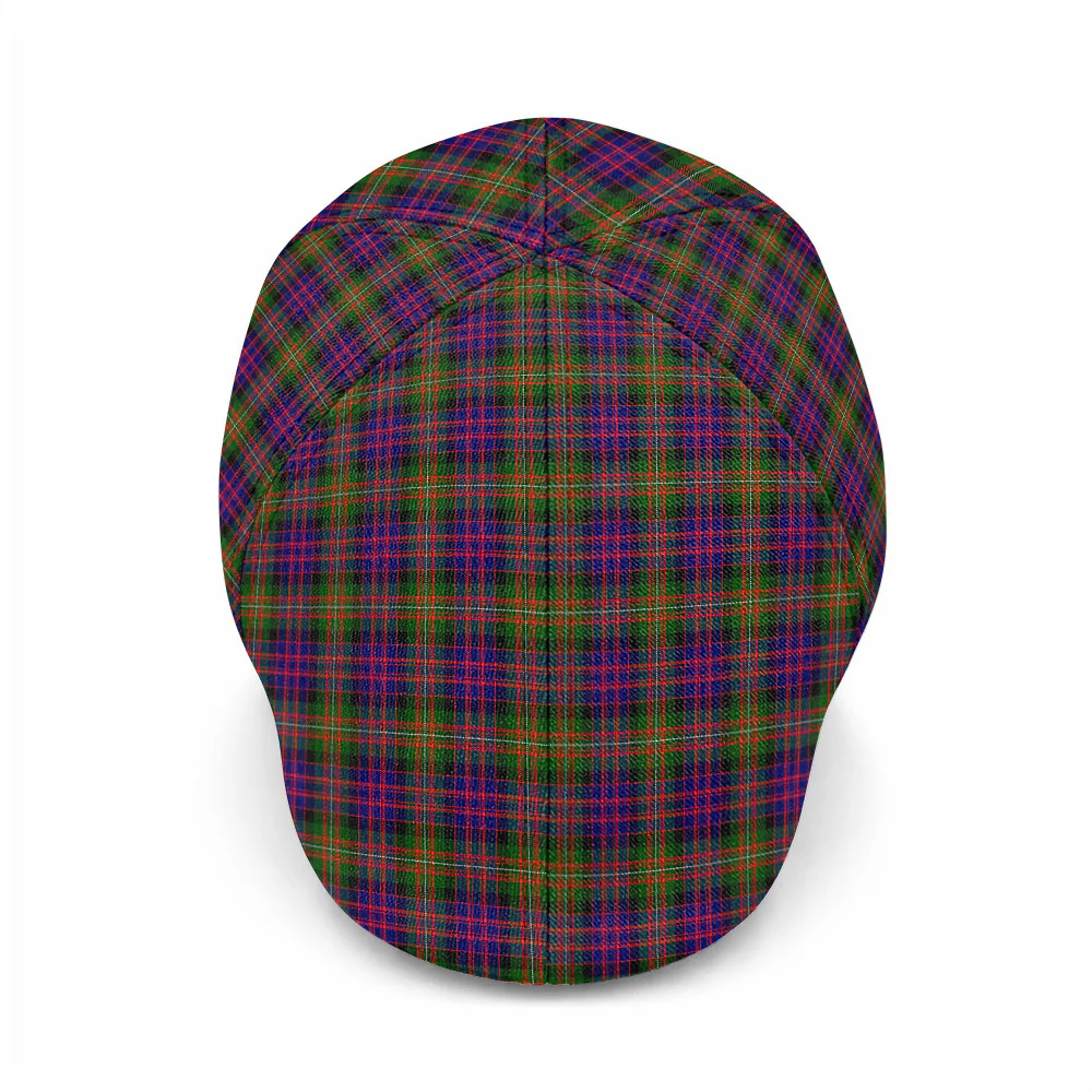 Scottish MacDonnell of Glengarry Modern Clan Badge Tartan Ivy Cap - Image 2