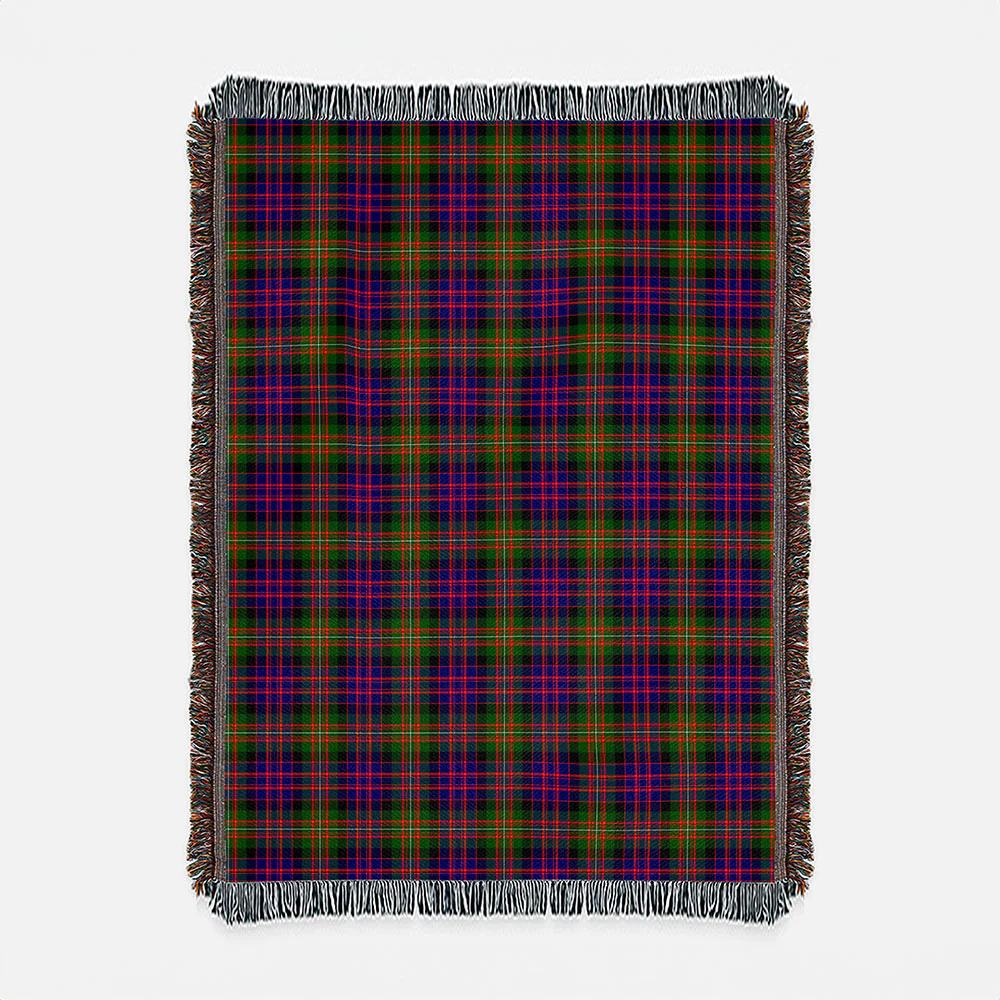 Scottish MacDonnell of Glengarry Modern Clan Badge Tartan Woven Blanket