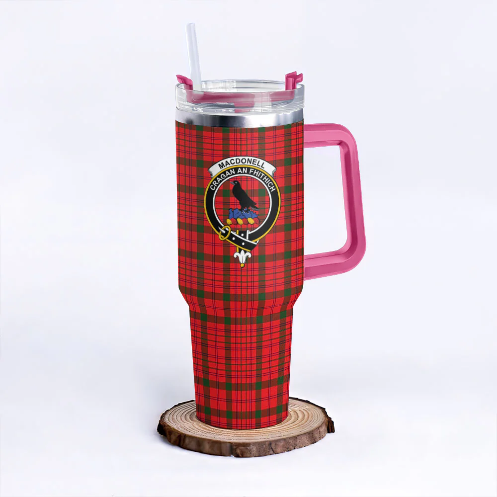 Scottish MacDonnell of Keppoch Modern Clan Badge Tartan 40oz Tumbler - Image 7
