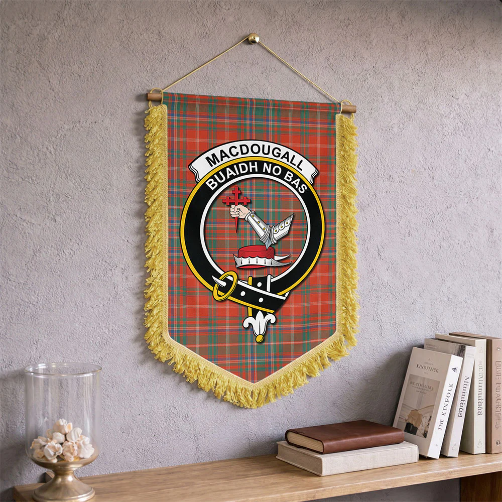 Scottish MacDougall Ancient Clan Badge Tartan Wall Hanging Banner - Image 2