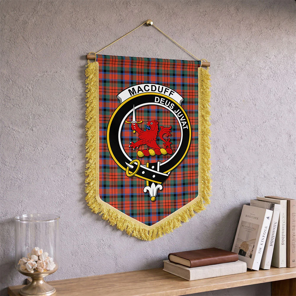 Scottish MacDuff Ancient Clan Badge Tartan Wall Hanging Banner - Image 2