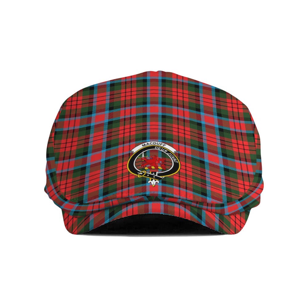 Scottish MacDuff Clan Badge Tartan Flat Cap
