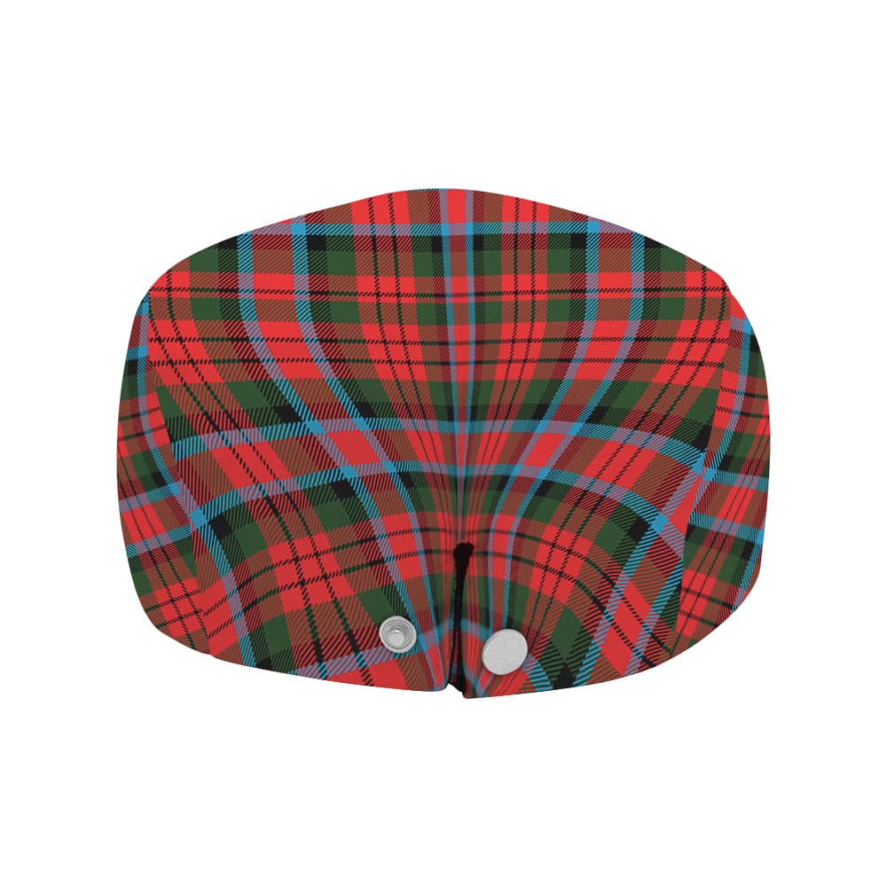 Scottish MacDuff Clan Badge Tartan Flat Cap - Image 4