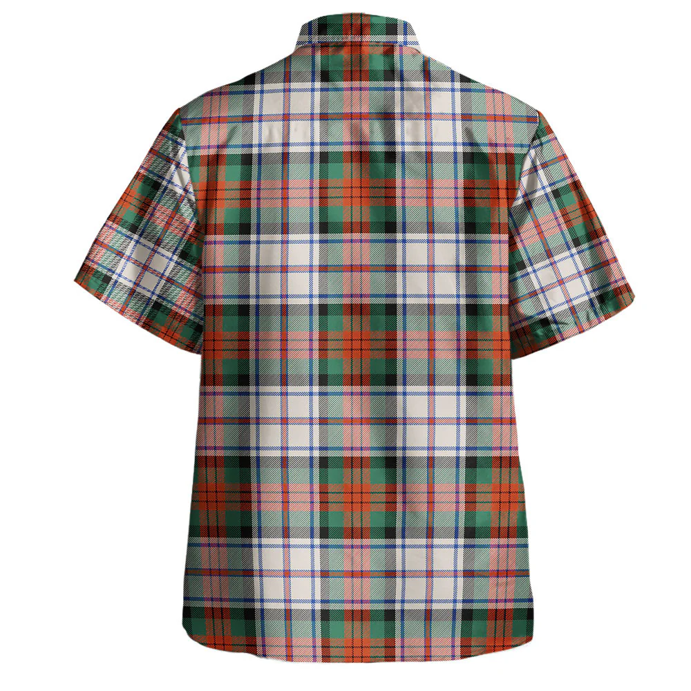 Scottish MacDuff Dress Ancient Clan Badge Tartan Hawaiian Shirt - Image 3