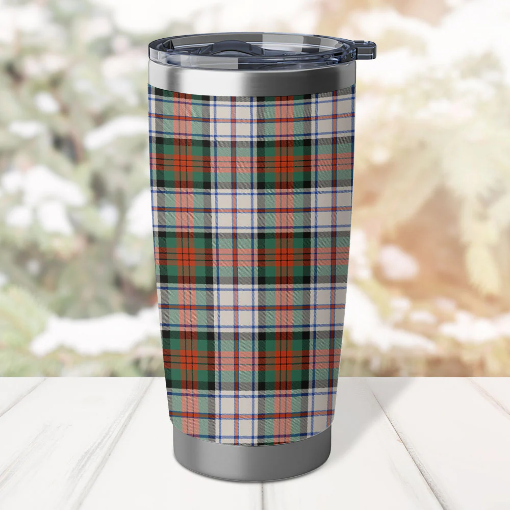 Scottish MacDuff Dress Ancient Clan Badge Tartan Tumbler - Image 3