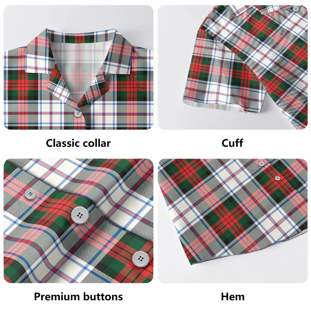 Scottish MacDuff Dress Modern Clan Badge Tartan Hawaiian Shirt - Image 4
