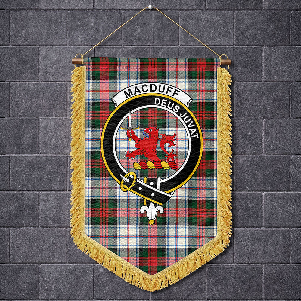 Scottish MacDuff Dress Modern Clan Badge Tartan Wall Hanging Banner