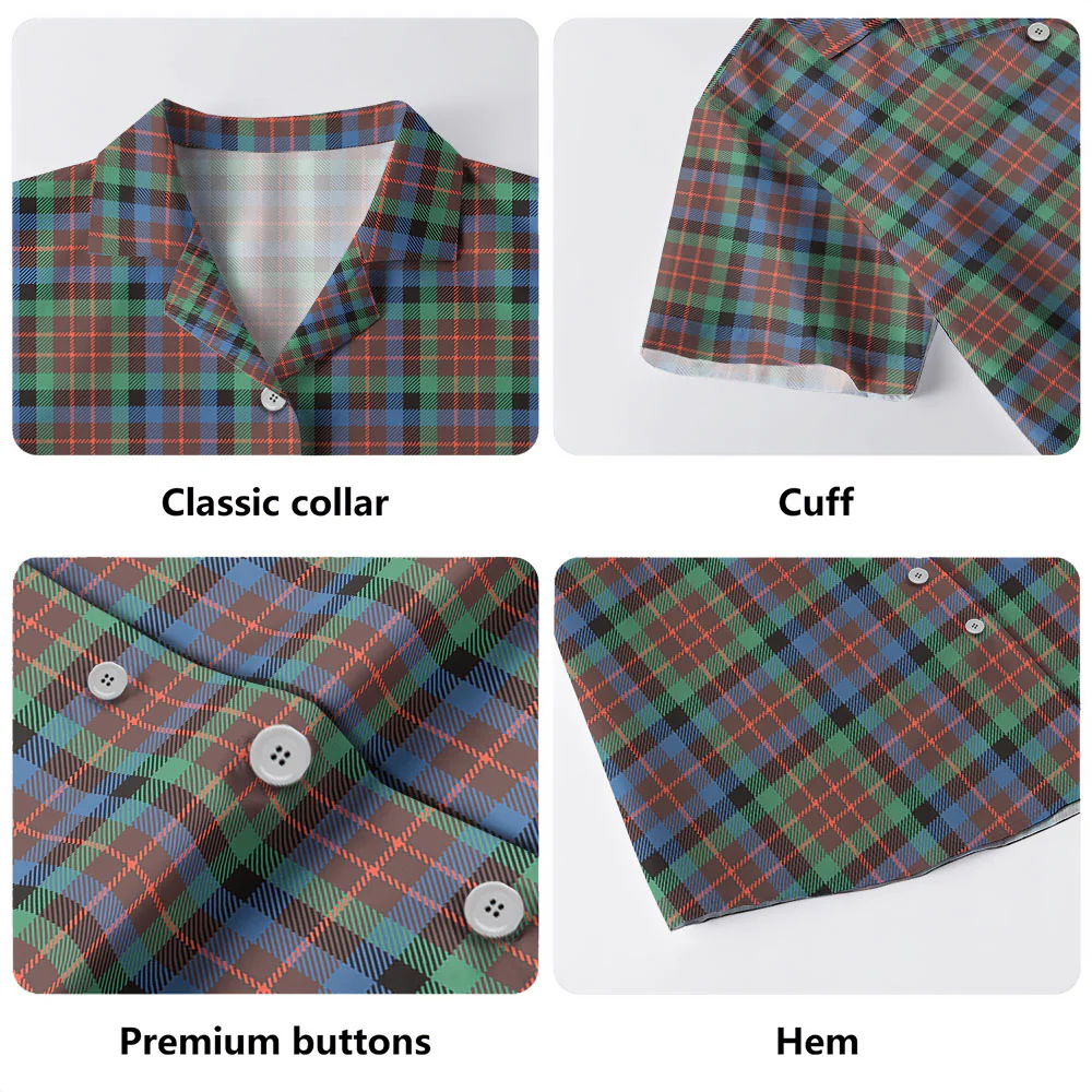 Scottish MacDuff Hunting Ancient Clan Badge Tartan Hawaiian Shirt - Image 4