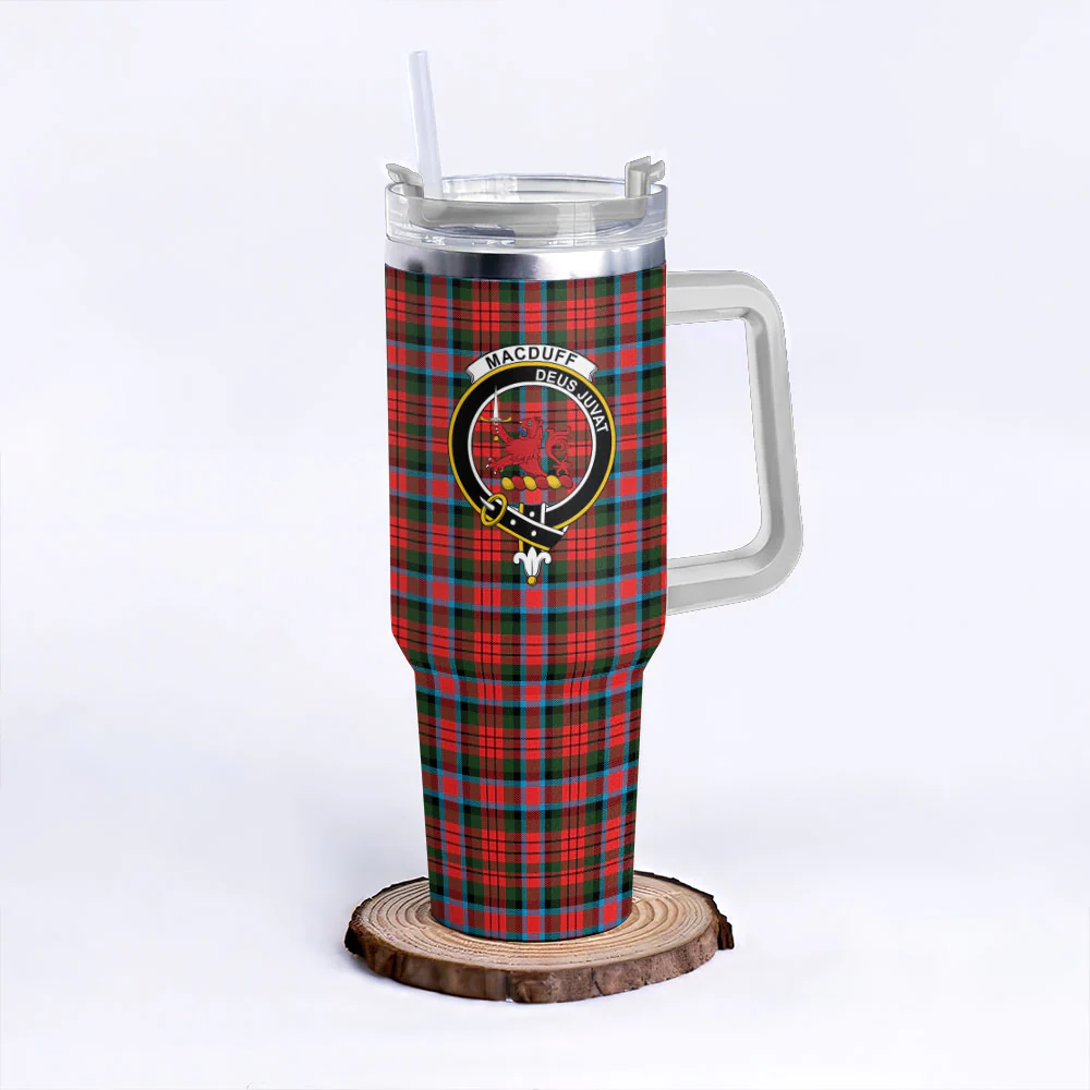 Scottish MacDuff Modern Clan Badge Tartan 40oz Tumbler
