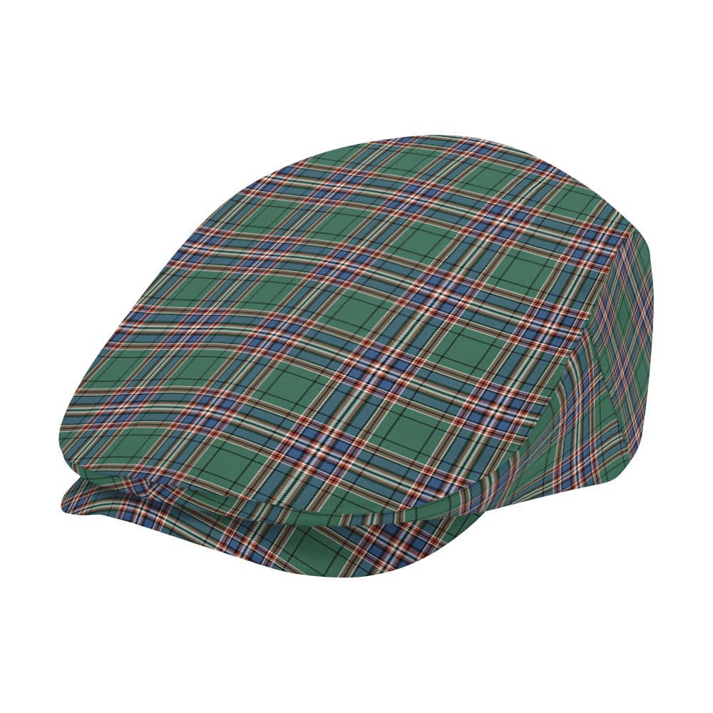 Scottish MacFarlane Hunting Ancient Tartan Flat Cap - Image 2