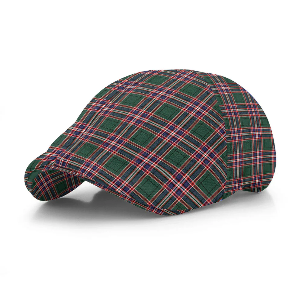 Scottish MacFarlane Hunting Modern Clan Badge Tartan Ivy Cap