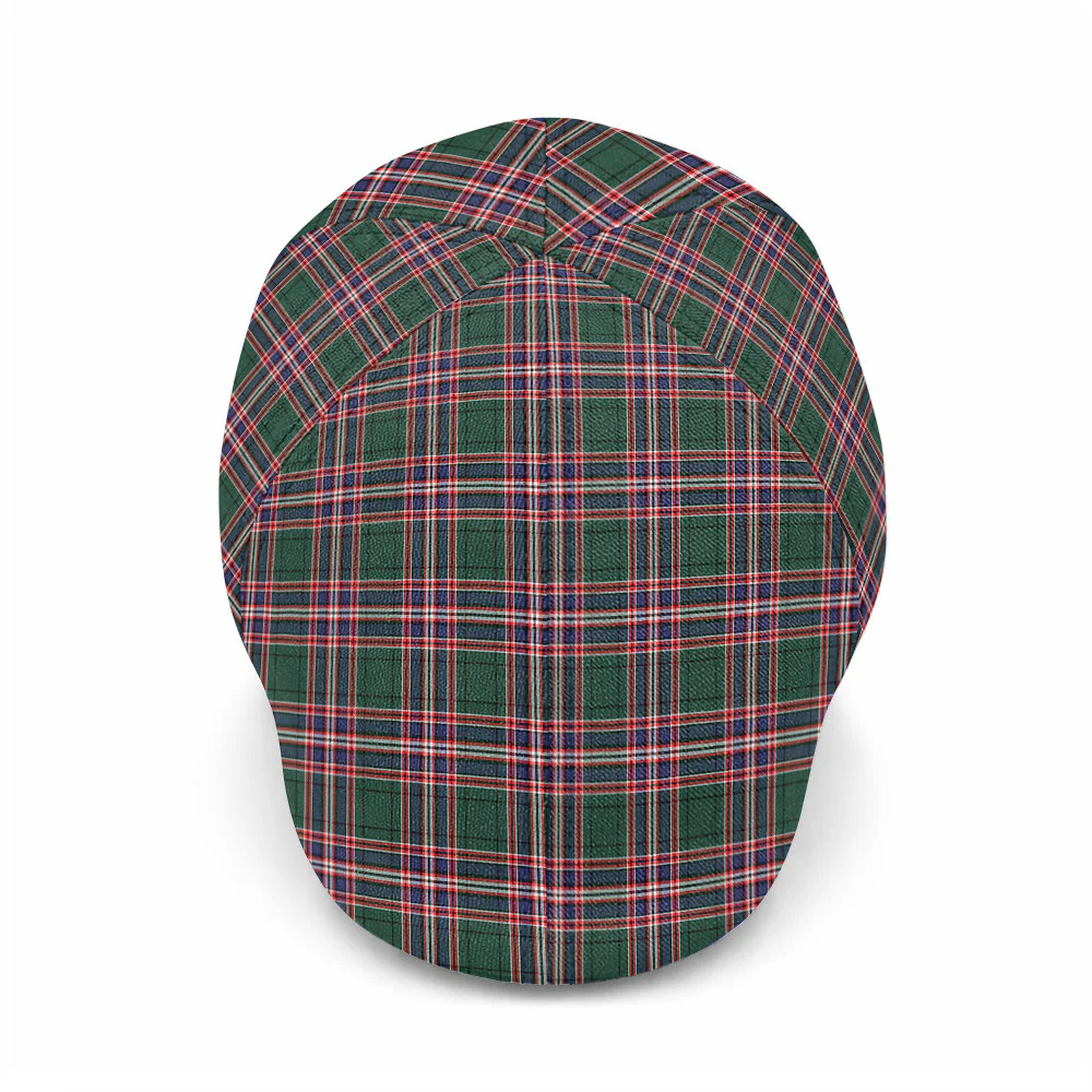 Scottish MacFarlane Hunting Modern Clan Badge Tartan Ivy Cap - Image 2