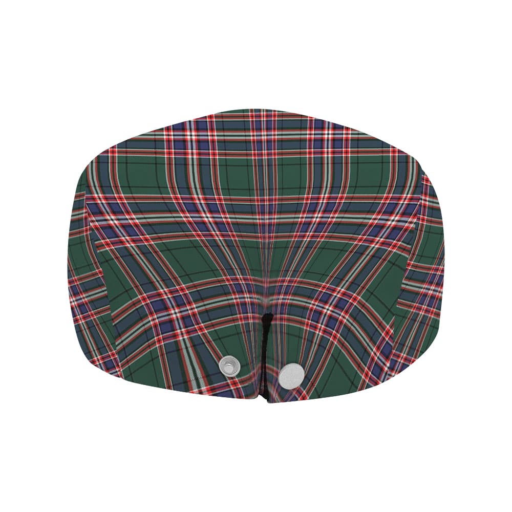 Scottish MacFarlane Hunting Modern Tartan Flat Cap - Image 4