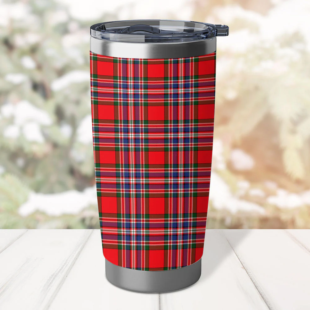 Scottish MacFarlane Modern Clan Badge Tartan Tumbler - Image 3