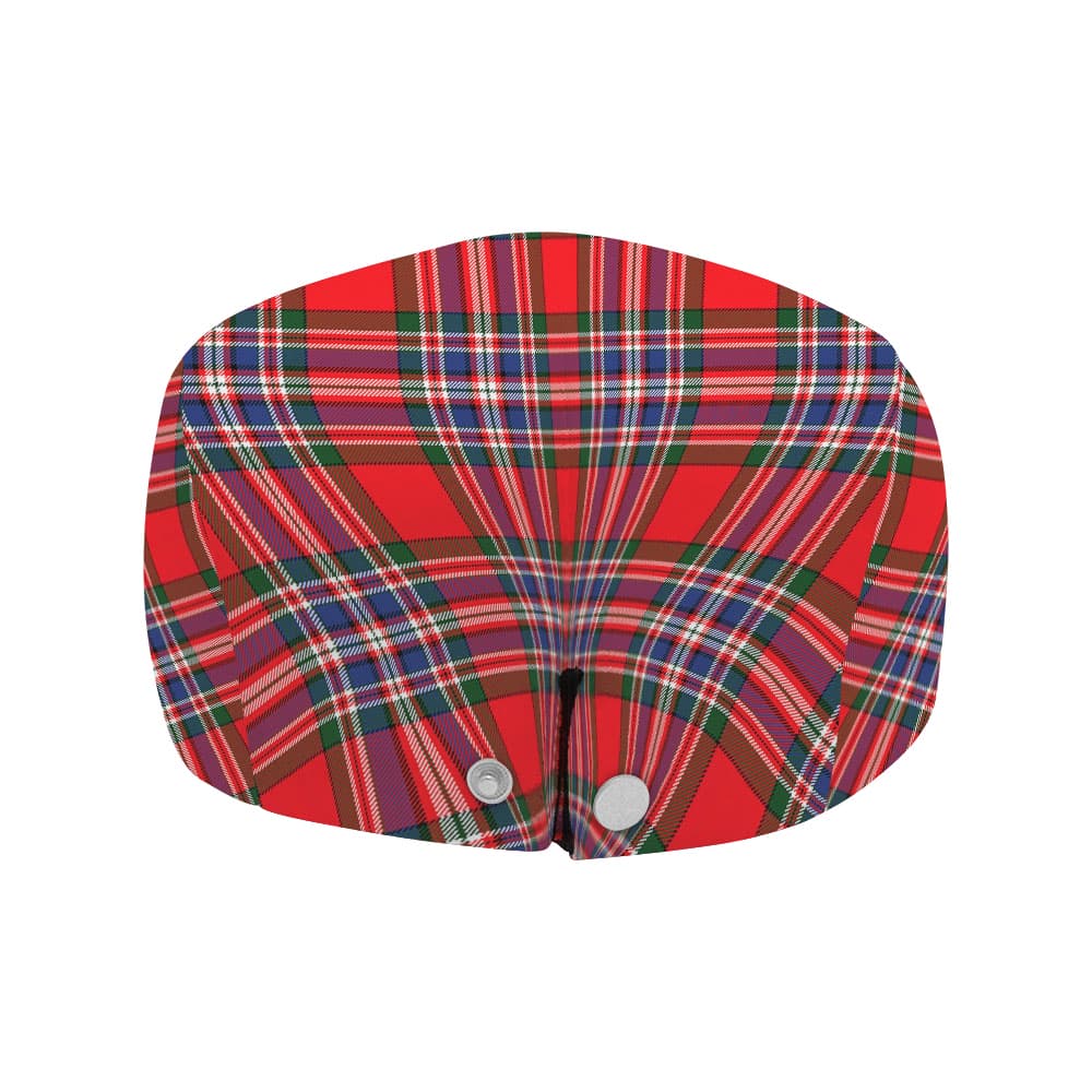 Scottish MacFarlane Modern Tartan Flat Cap - Image 4
