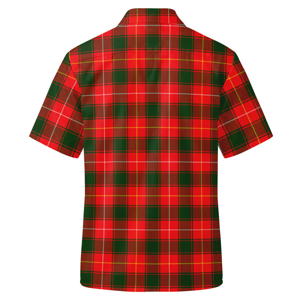 Scottish MacFie Clan Badge Tartan Short Sleeve Work Shirt - Image 3