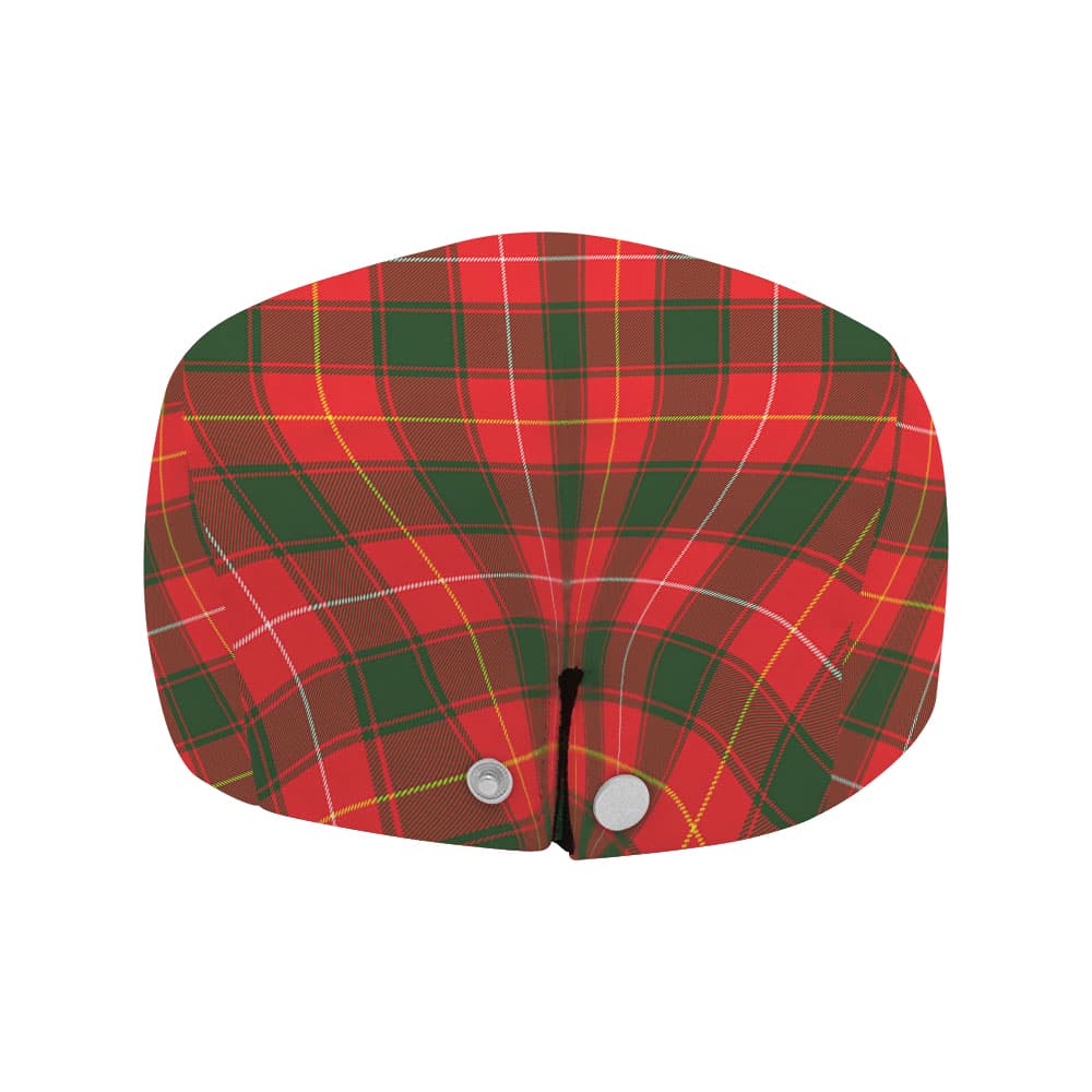 Scottish MacFie (of Dreghorn) Clan Badge Tartan Flat Cap - Image 4