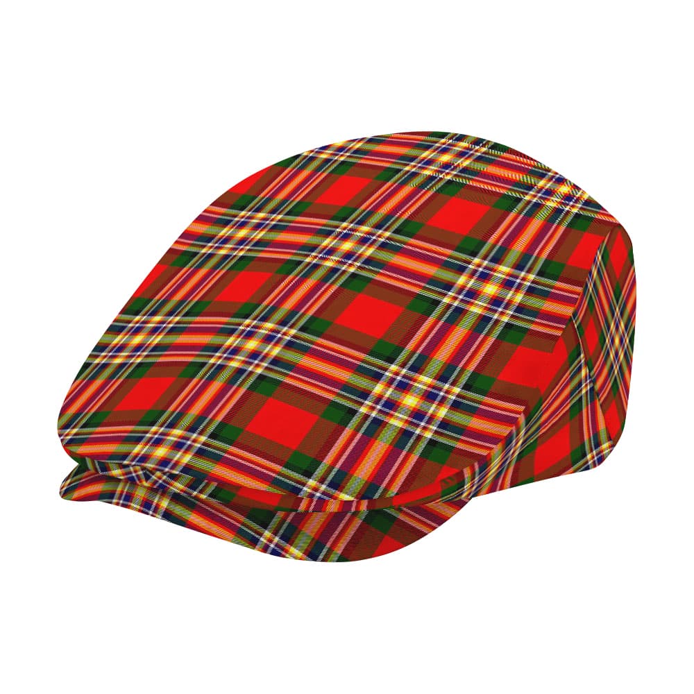 Scottish MacGill Modern Tartan Flat Cap - Image 2