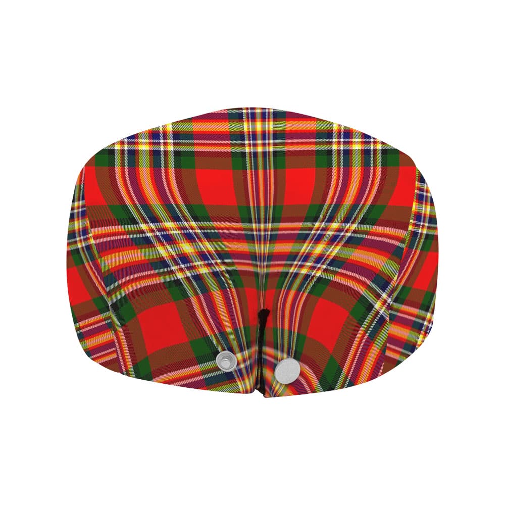Scottish MacGill Modern Tartan Flat Cap - Image 4