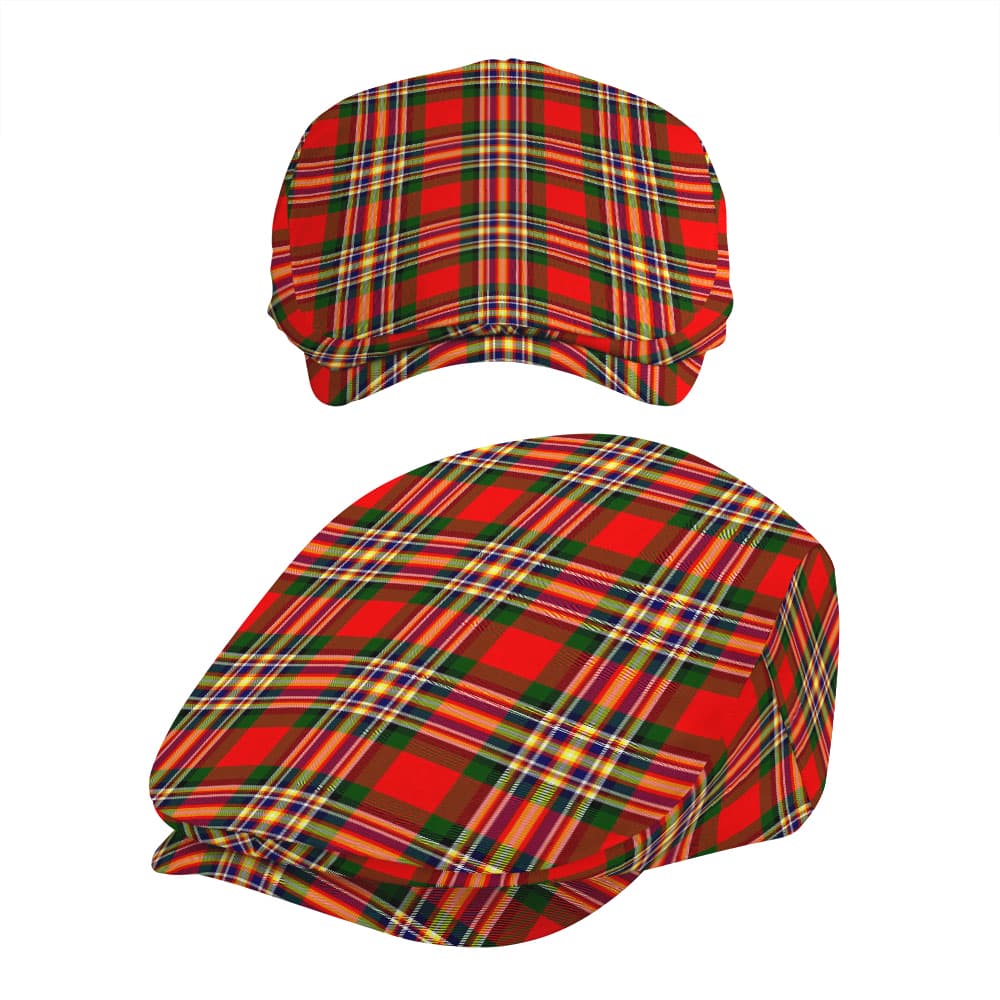 Scottish MacGill Modern Tartan Flat Cap - Image 5