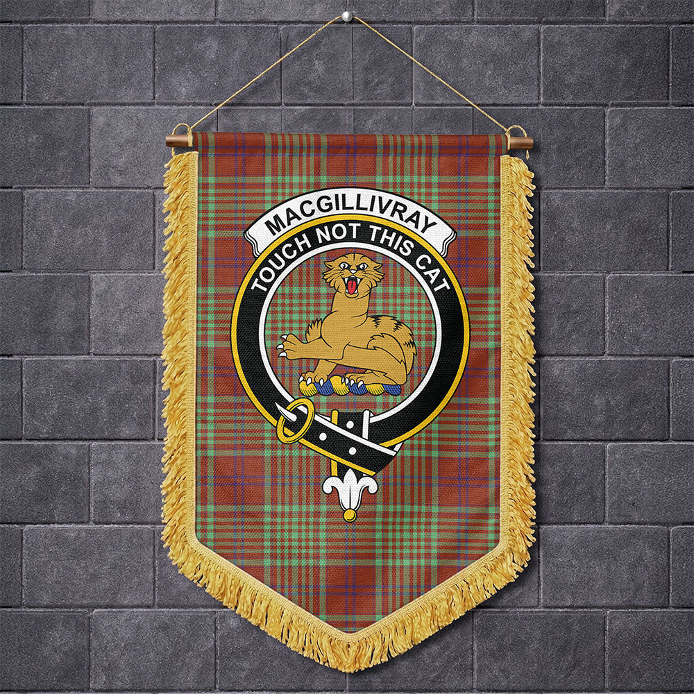 Scottish MacGillivray Hunting Ancient Clan Badge Tartan Wall Hanging Banner