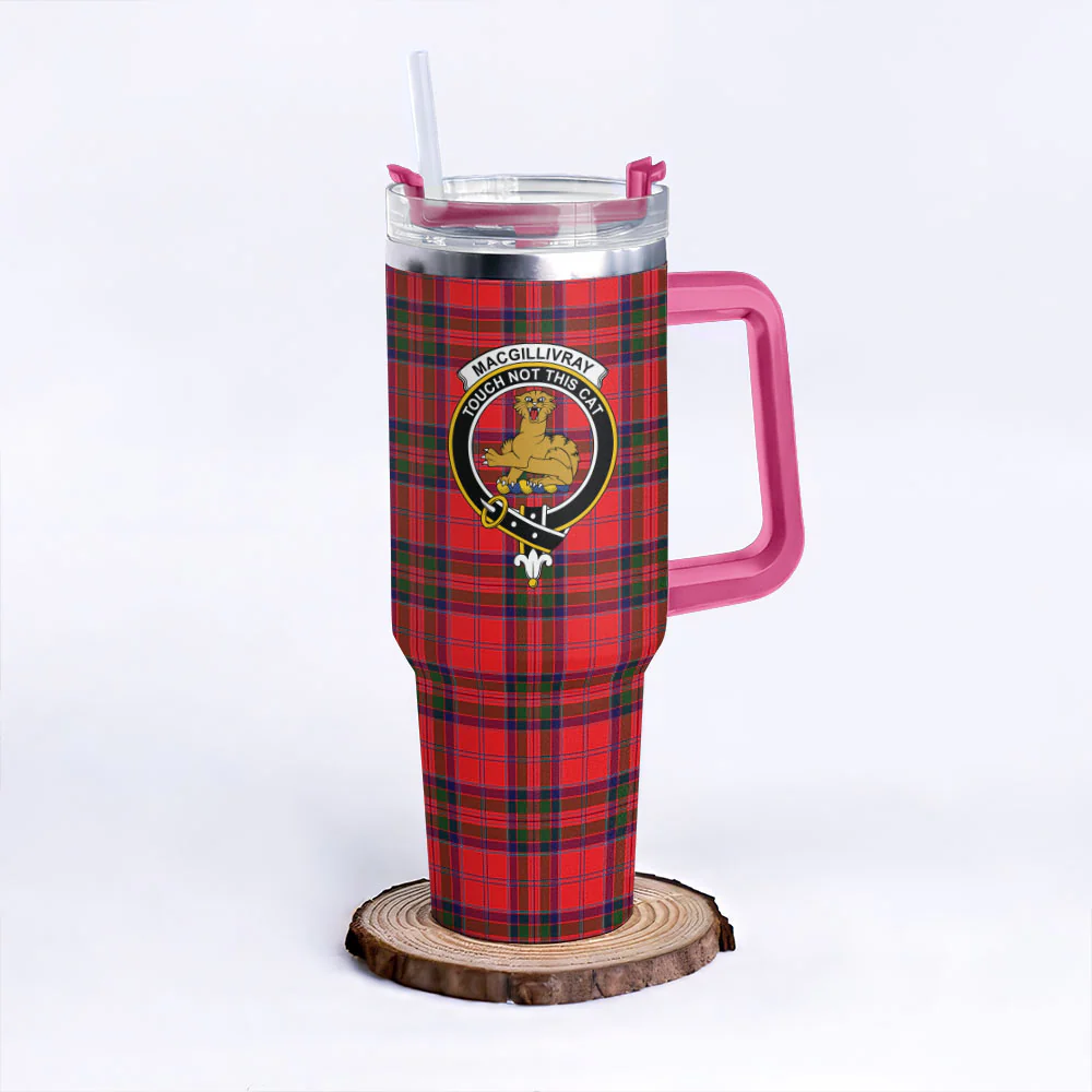 Scottish MacGillivray Modern Clan Badge Tartan 40oz Tumbler - Image 7
