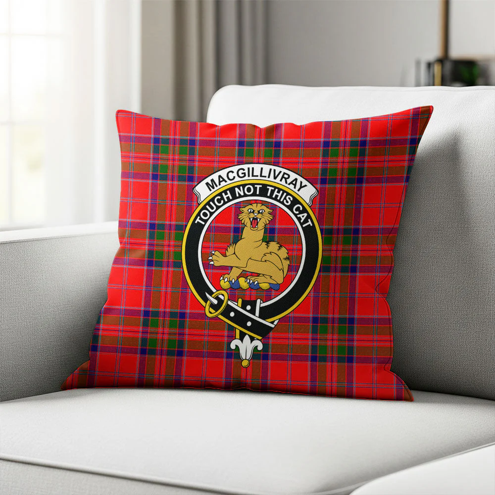 Scottish MacGillivray Modern Clan Badge Tartan Pillow Case - Image 2