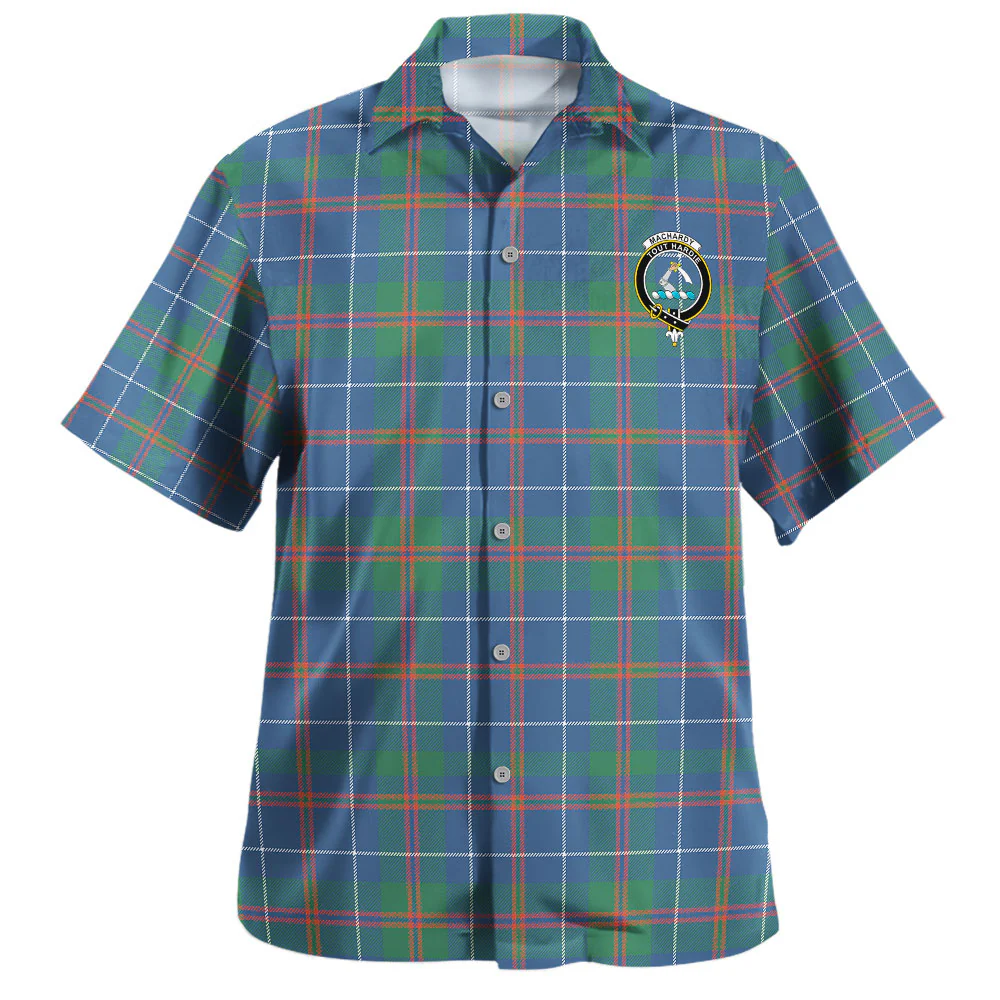 Scottish MacHardy Ancient Clan Badge Tartan Hawaiian Shirt - Image 2