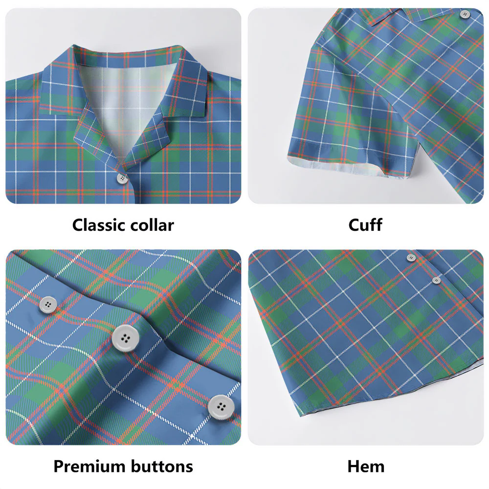 Scottish MacHardy Ancient Clan Badge Tartan Hawaiian Shirt - Image 4