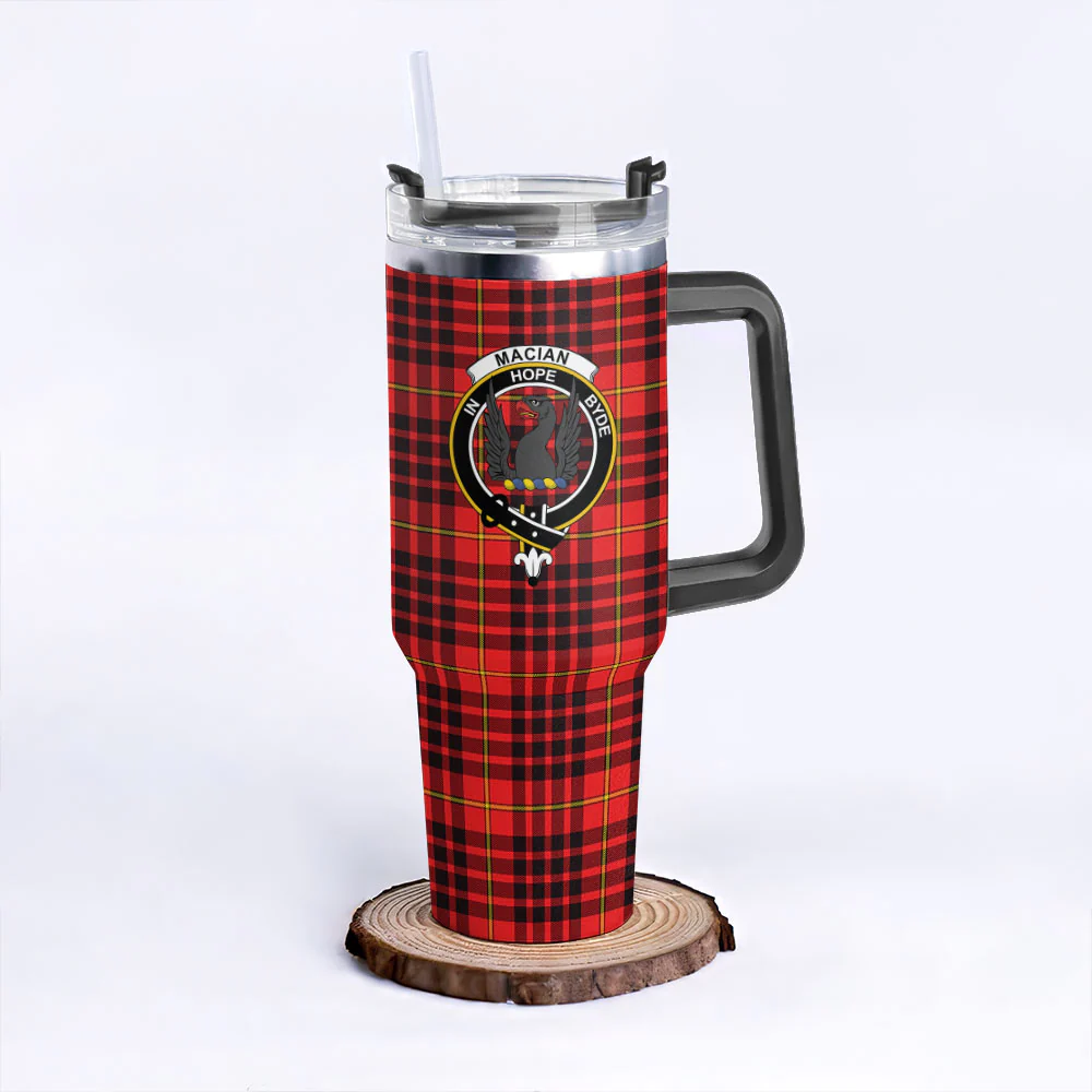Scottish MacIan Clan Badge Tartan 40oz Tumbler - Image 3