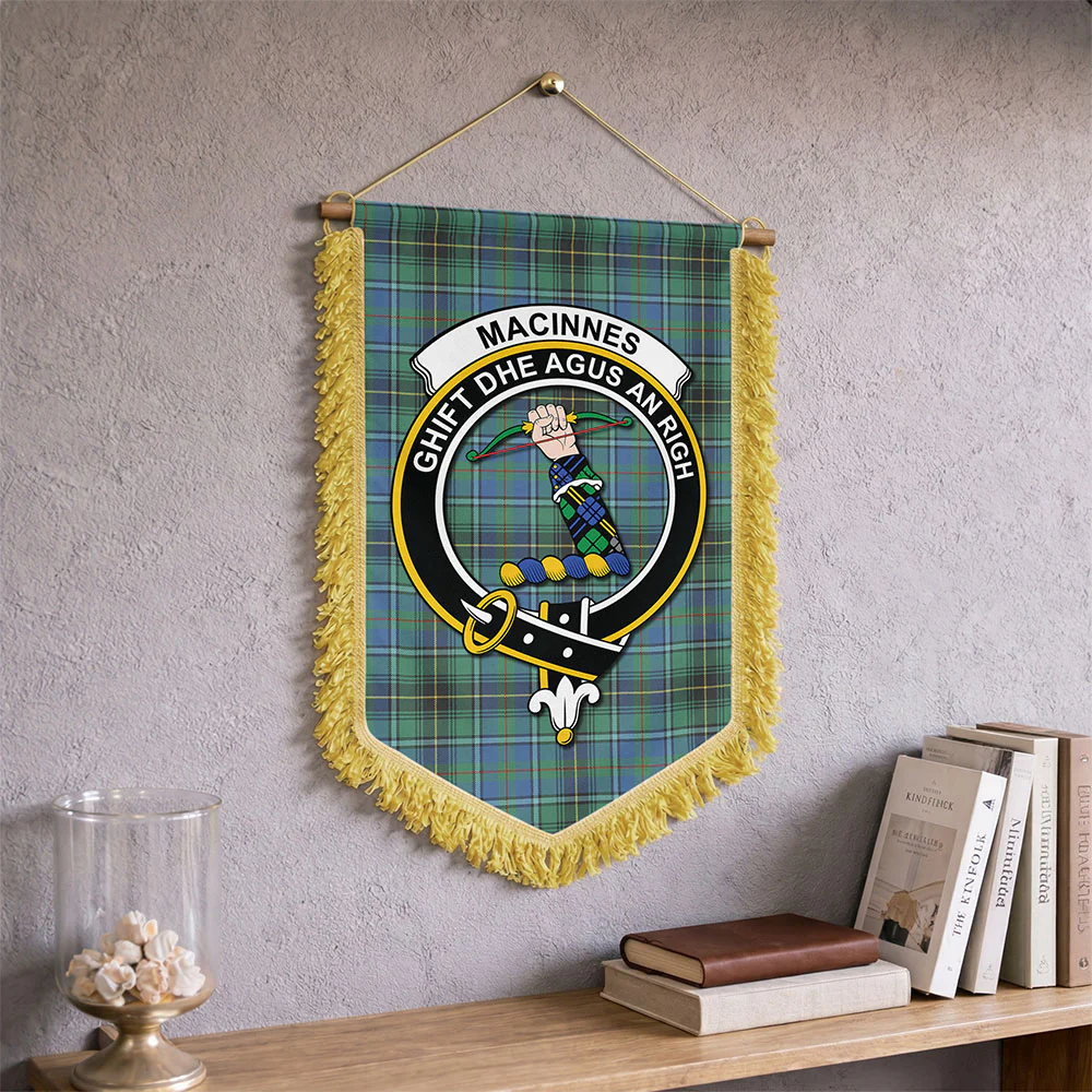 Scottish MacInnes Ancient Clan Badge Tartan Wall Hanging Banner - Image 2