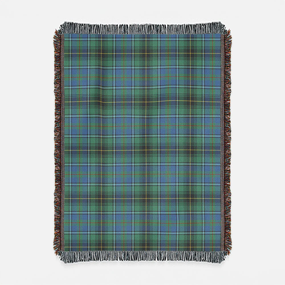Scottish MacInnes Ancient Clan Badge Tartan Woven Blanket