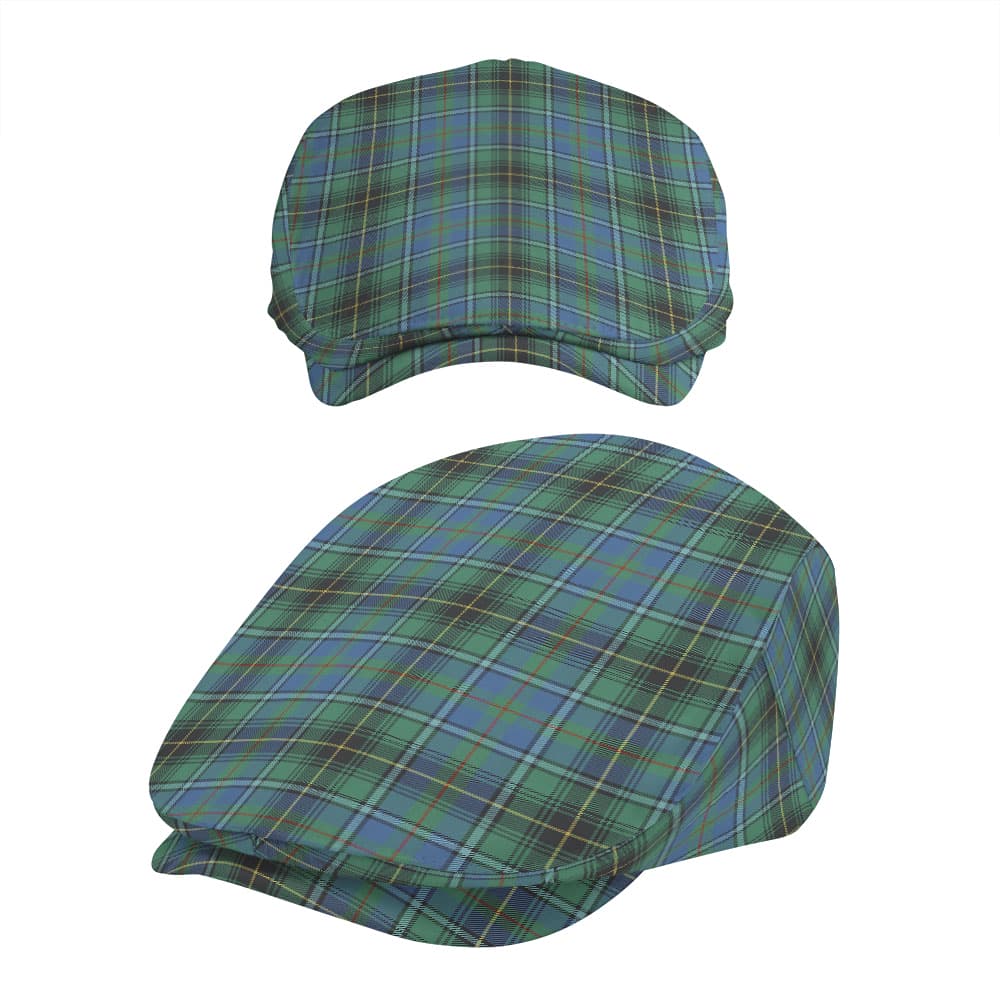 Scottish MacInnes Ancient Tartan Flat Cap - Image 5