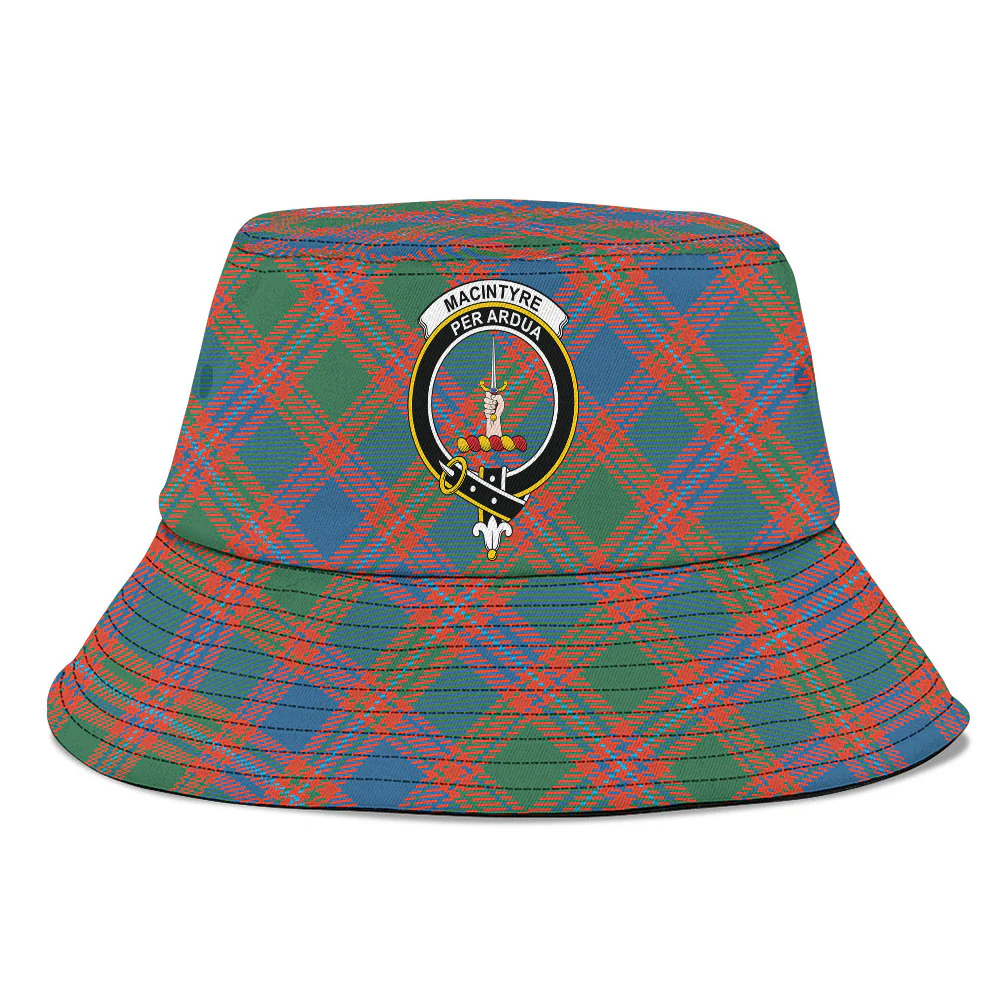 Scottish MacIntyre Ancient Clan Badge Tartan Bucket Hat - Image 2