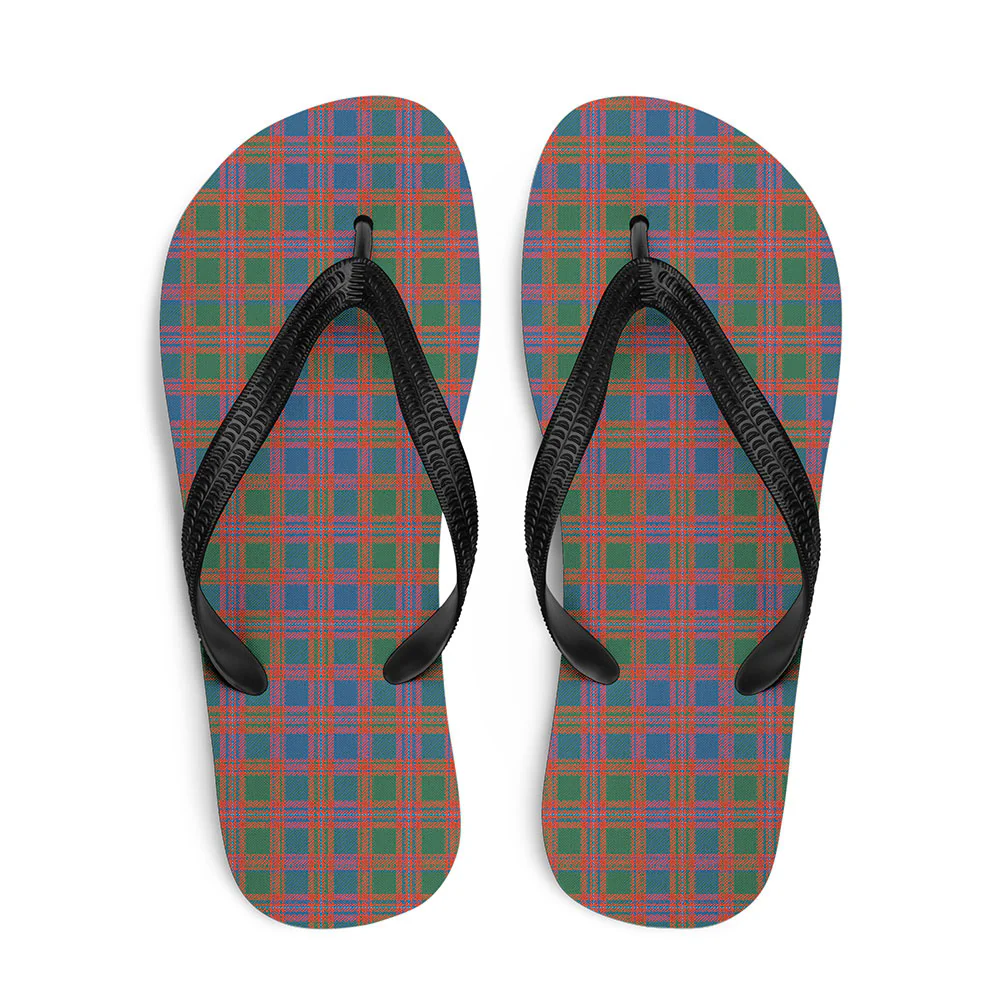 Scottish MacIntyre Ancient Clan Badge Tartan Flip Flops