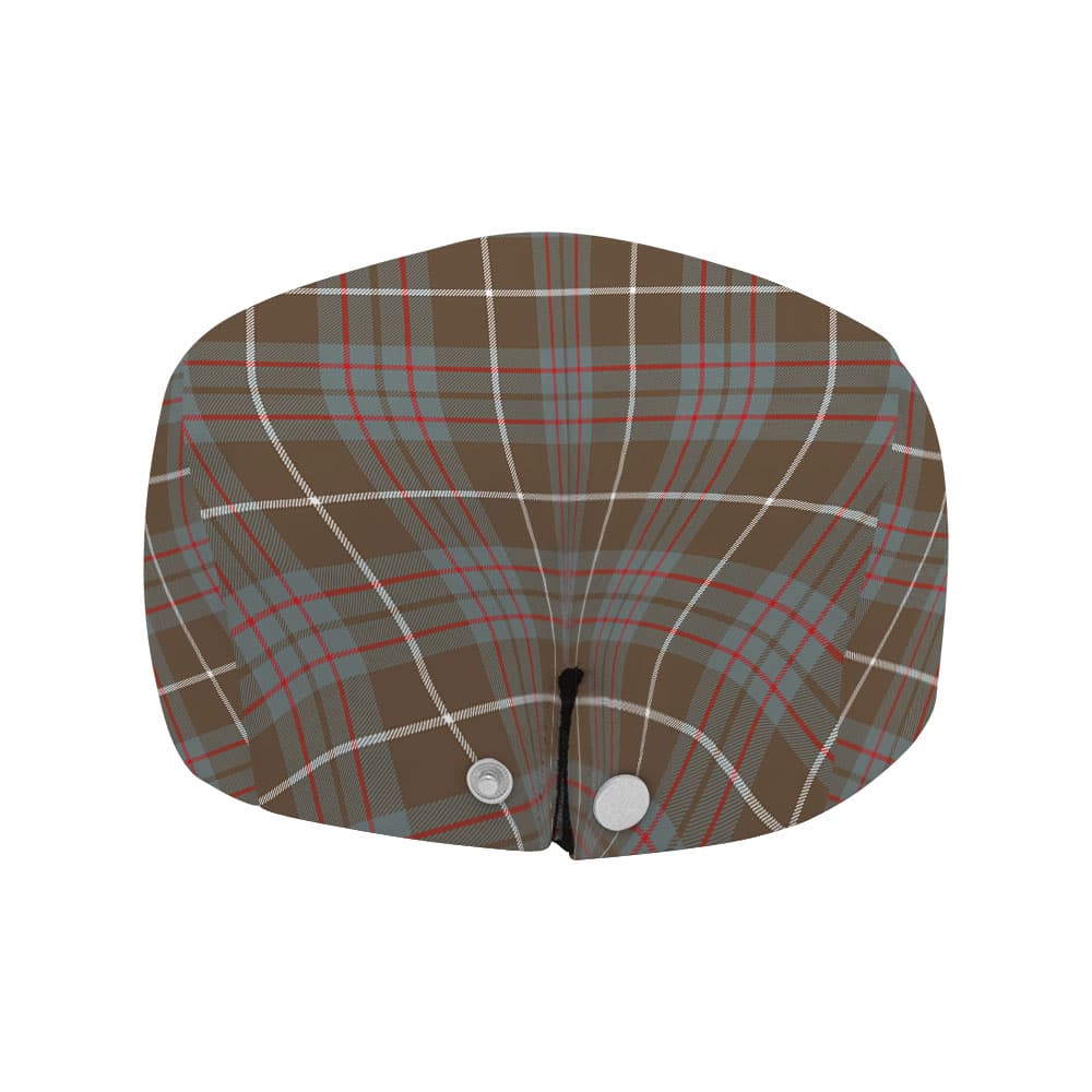Scottish MacIntyre Hunting Weathered Tartan Flat Cap - Image 4