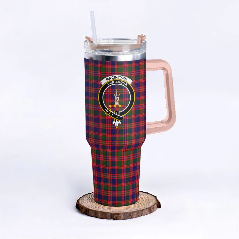 Scottish MacIntyre Modern Clan Badge Tartan 40oz Tumbler - Image 4