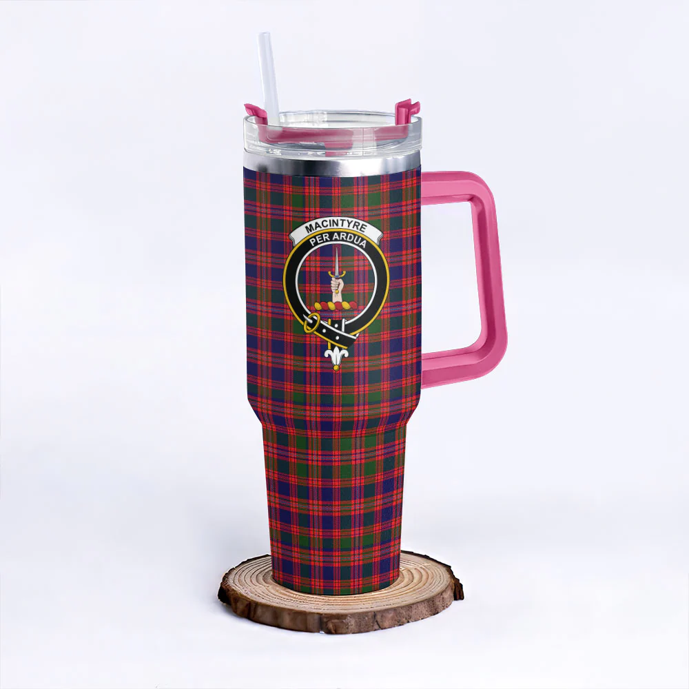 Scottish MacIntyre Modern Clan Badge Tartan 40oz Tumbler - Image 7