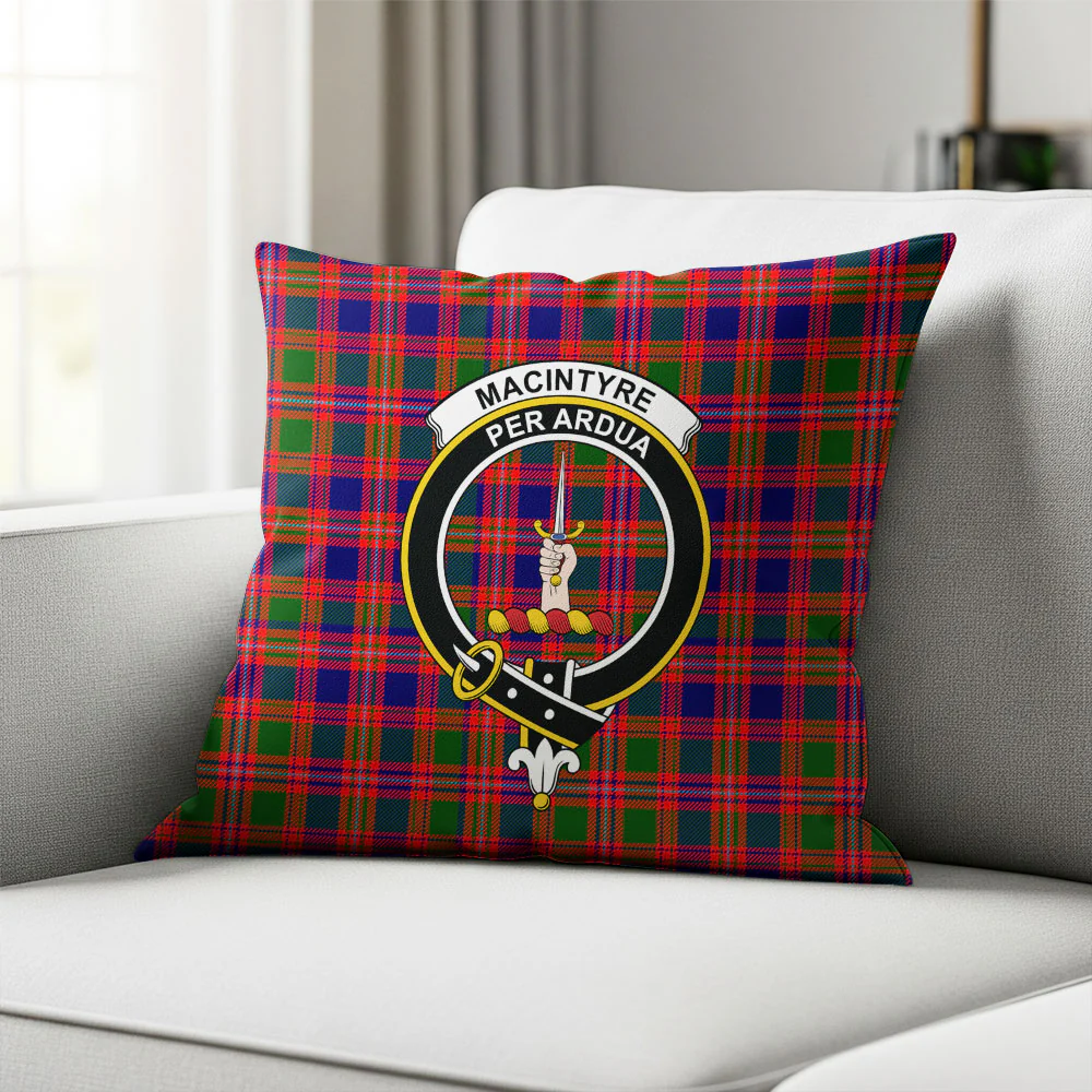 Scottish MacIntyre Modern Clan Badge Tartan Pillow Case - Image 2