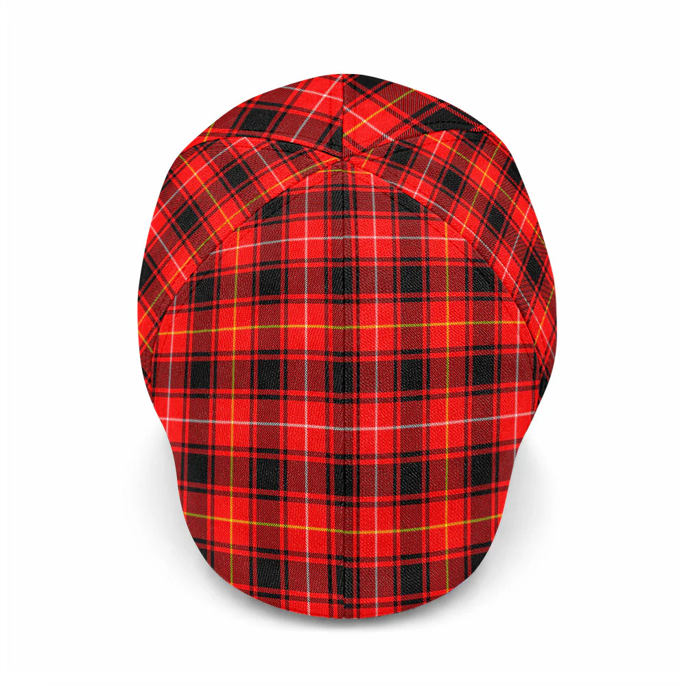 Scottish MacIver Modern Clan Badge Tartan Ivy Cap - Image 2
