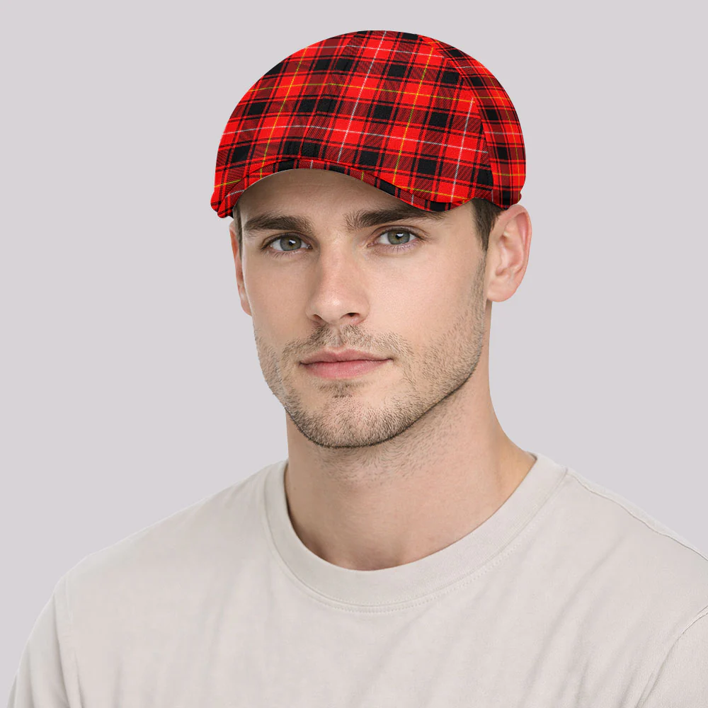 Scottish MacIver Modern Clan Badge Tartan Ivy Cap - Image 3