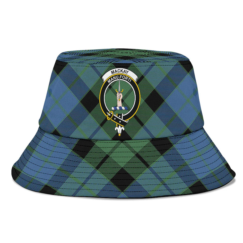 Scottish MacKay Ancient Clan Badge Tartan Bucket Hat - Image 2