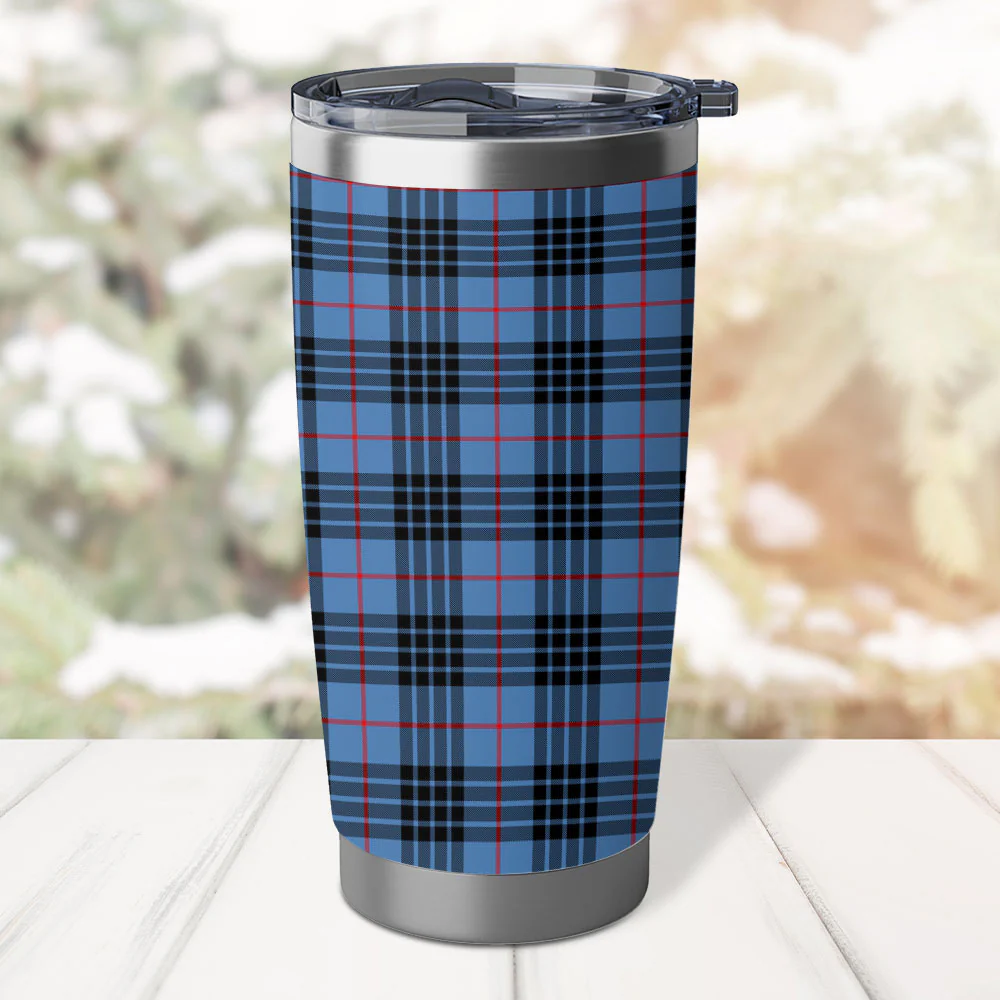 Scottish MacKay Blue Clan Badge Tartan Tumbler - Image 3