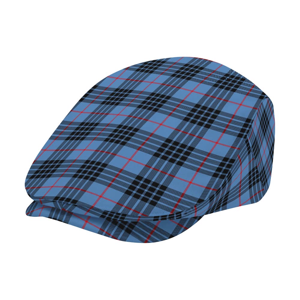 Scottish MacKay Blue Tartan Flat Cap - Image 2