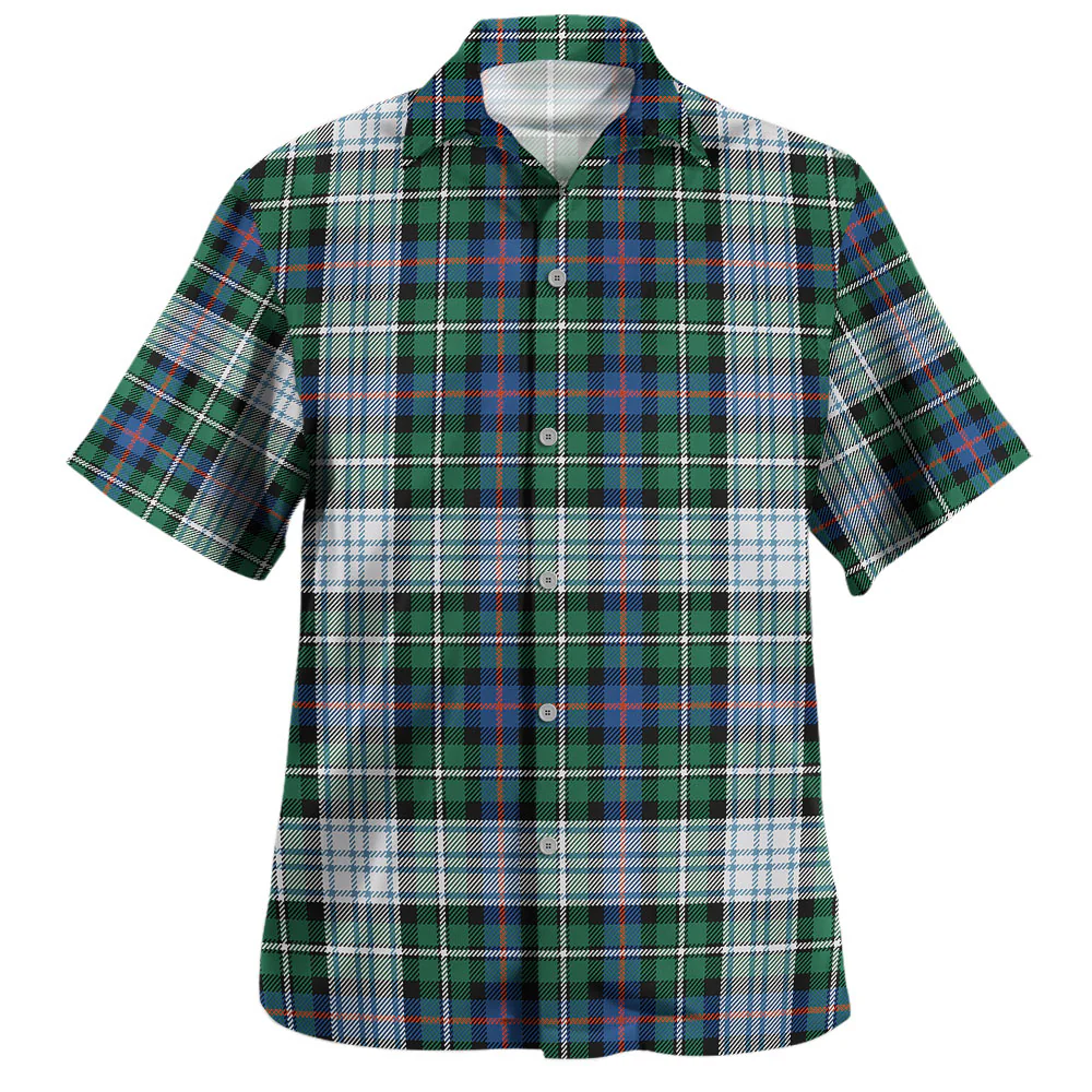 Scottish MacKenzie Dress Ancient Clan Badge Tartan Hawaiian Shirt