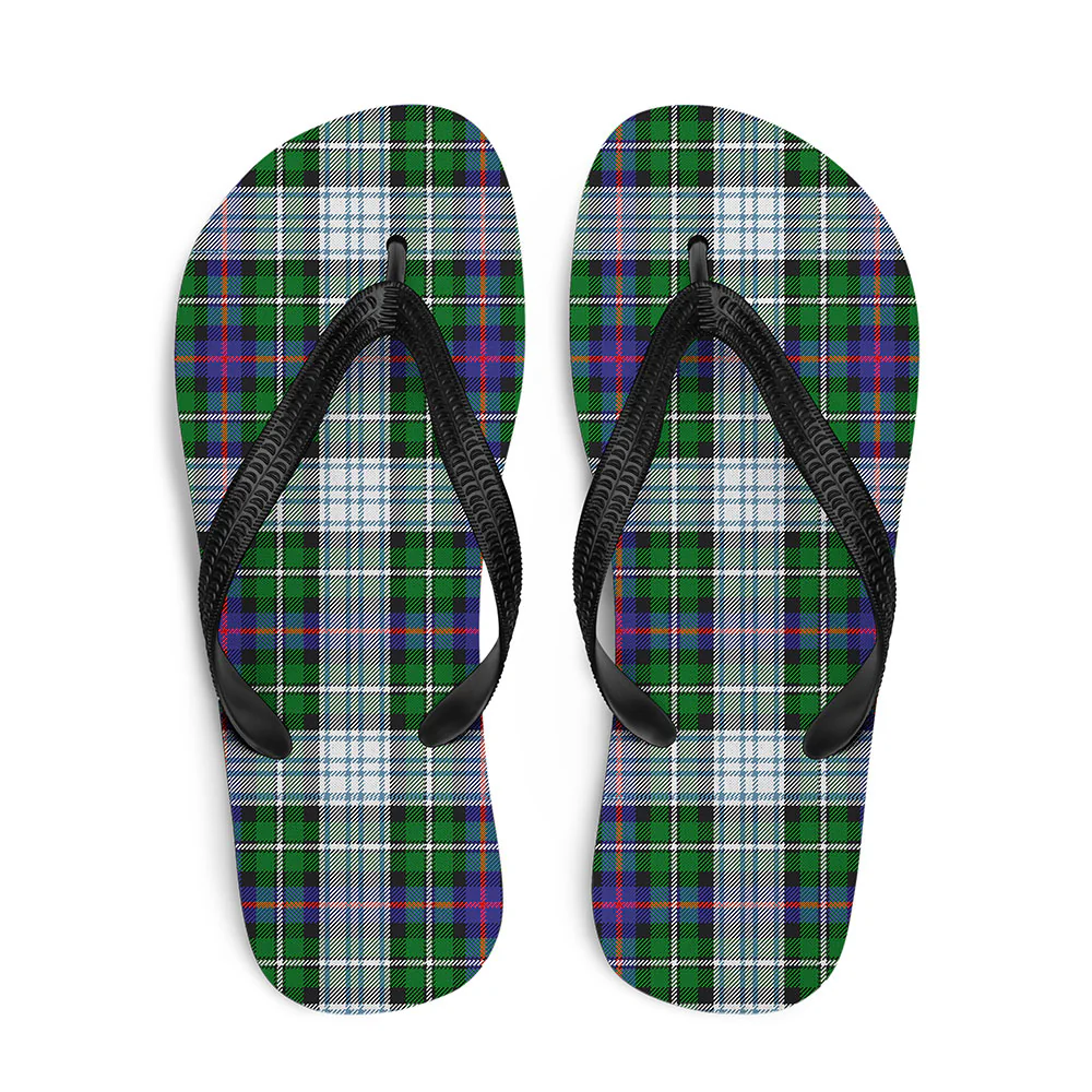 Scottish MacKenzie Dress Modern Clan Badge Tartan Flip Flops