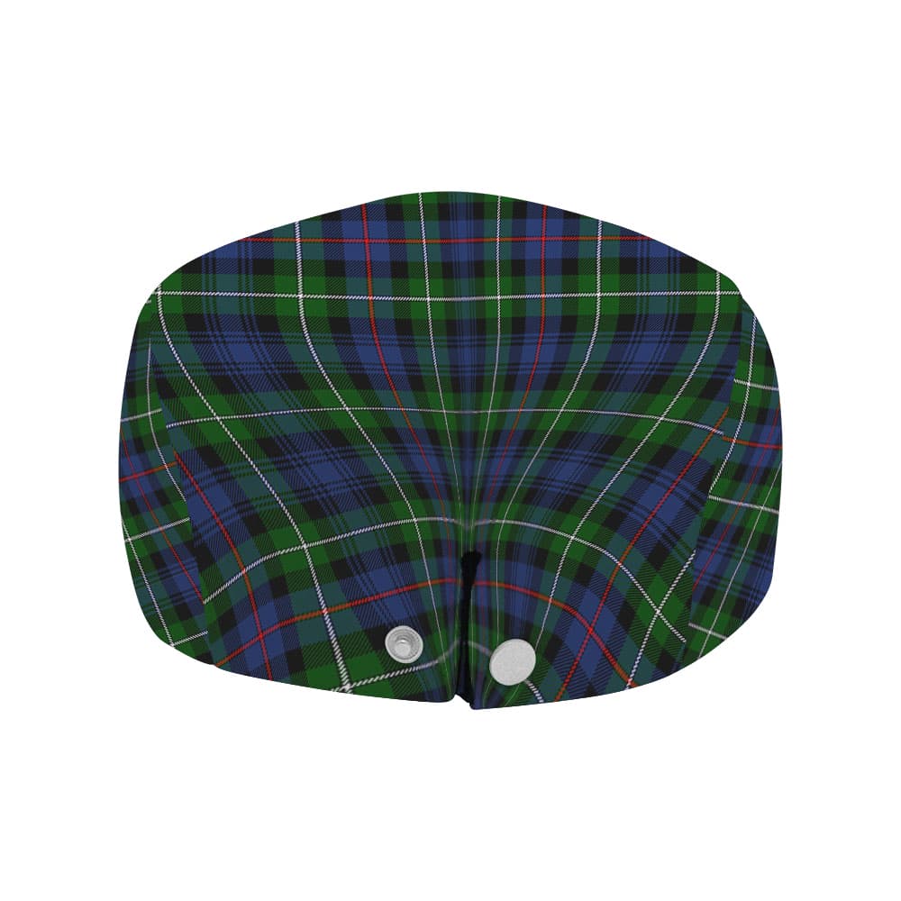 Scottish MacKenzie Modern Tartan Flat Cap - Image 4