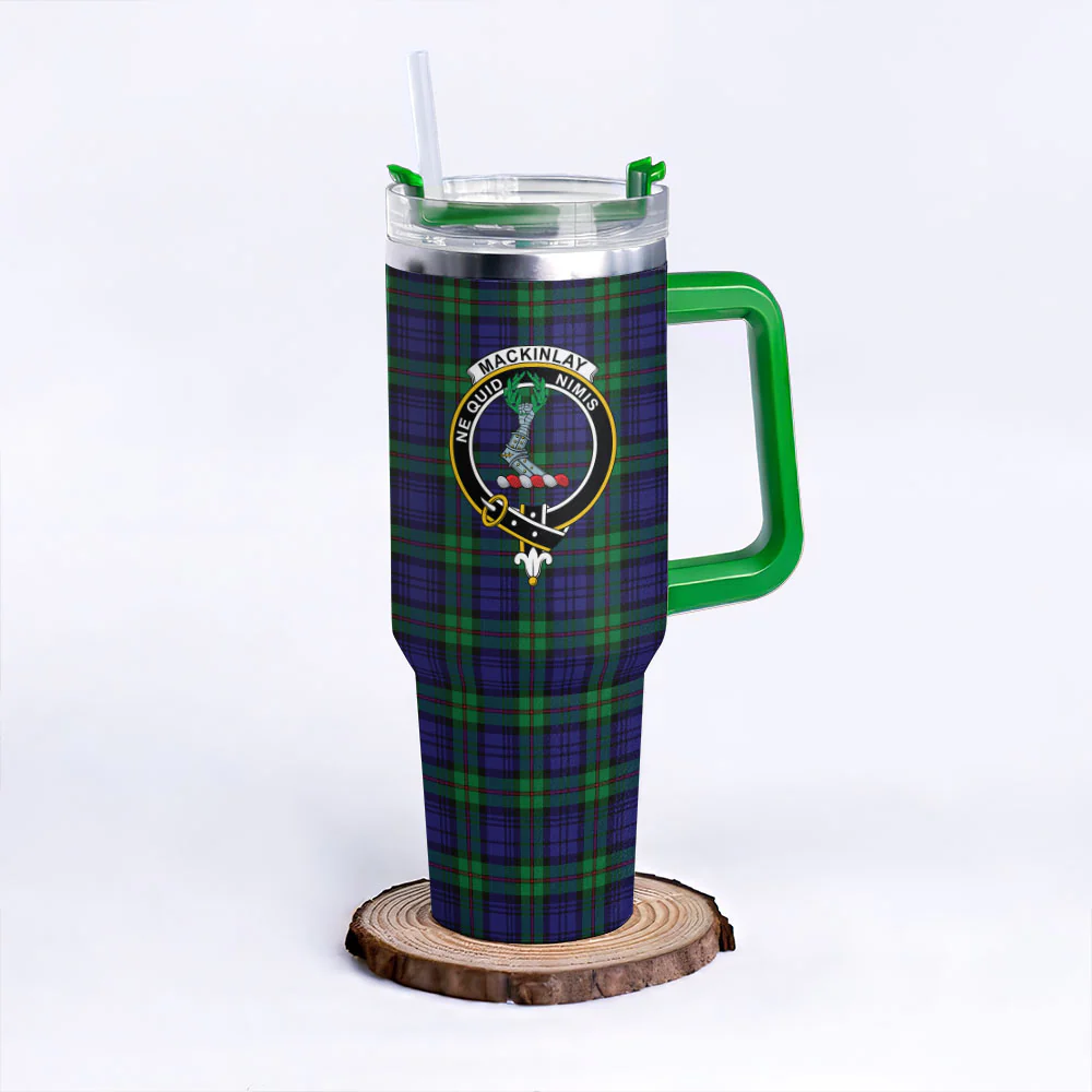 Scottish MacKinlay Modern Clan Badge Tartan 40oz Tumbler - Image 8