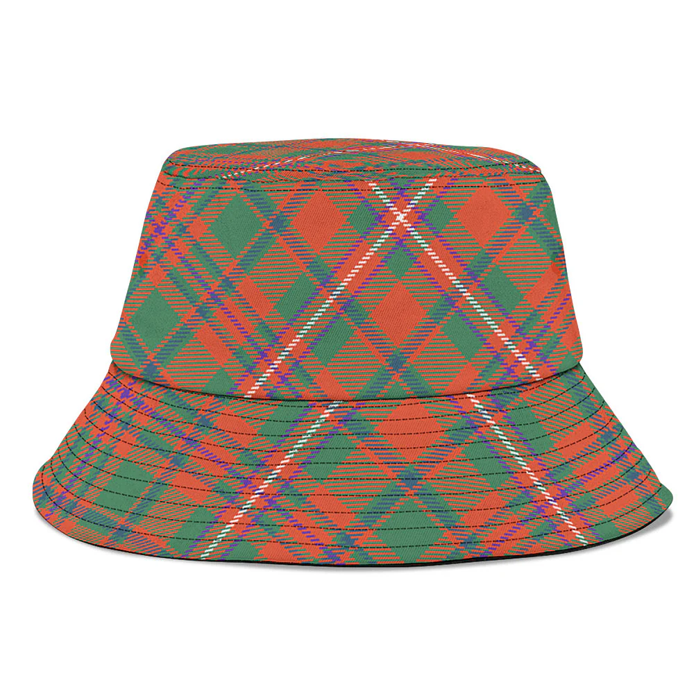 Scottish MacKinnon Ancient Clan Badge Tartan Bucket Hat