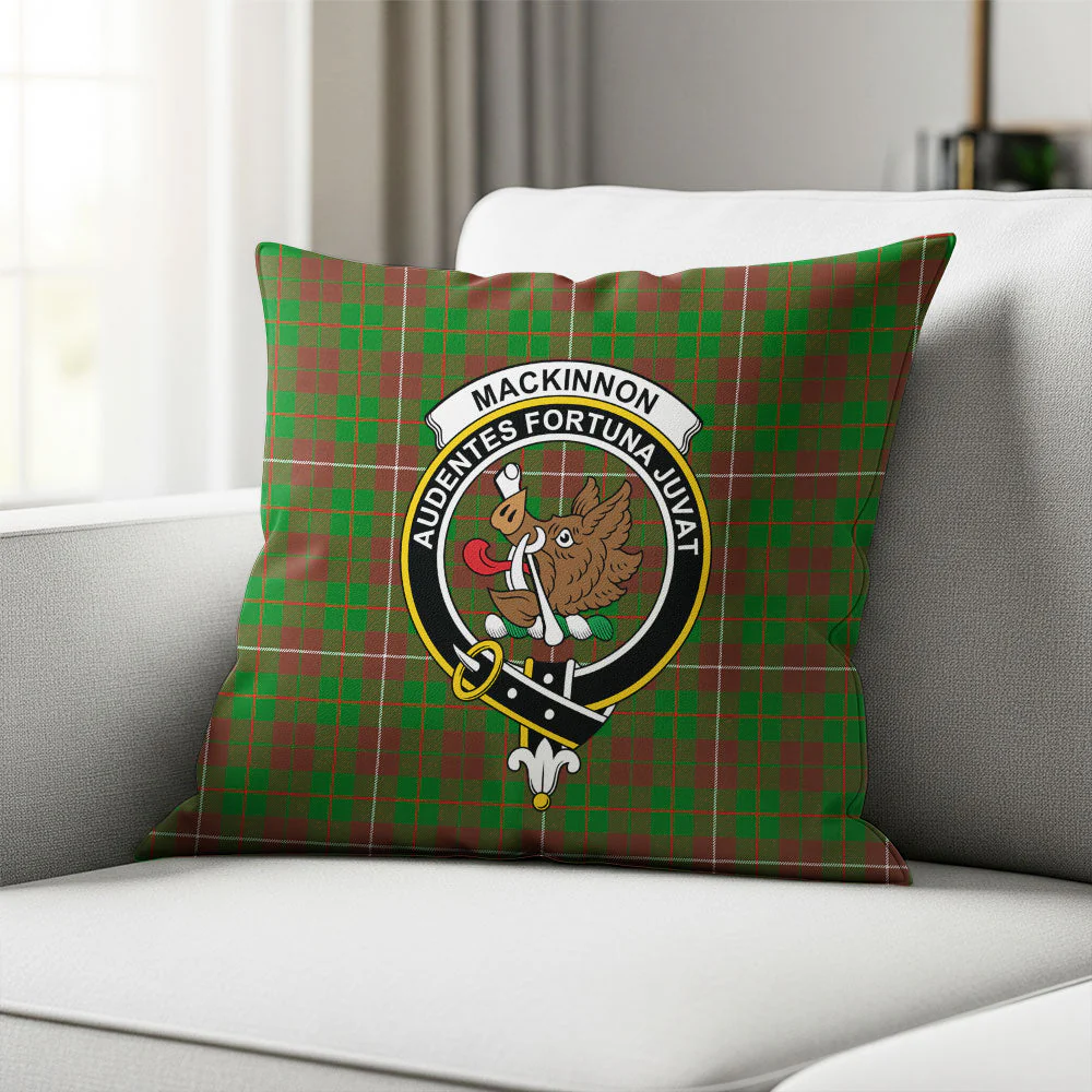 Scottish MacKinnon Hunting Modern Clan Badge Tartan Pillow Case - Image 2